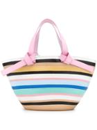 Emilio Pucci Striped Tote - Pink