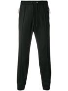 Emporio Armani Slim-fit Track Pants - Black