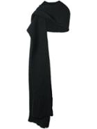 A.f.vandevorst 'theatre' Scarf, Women's, Grey, Polyamide/virgin Wool