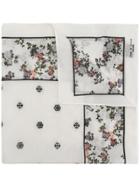 Rag & Bone Floral Print Scarf - White