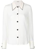 Miu Miu Sequined Embellished Shirt - White