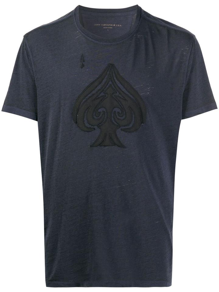John Varvatos Ace Of Spades T-shirt - Blue