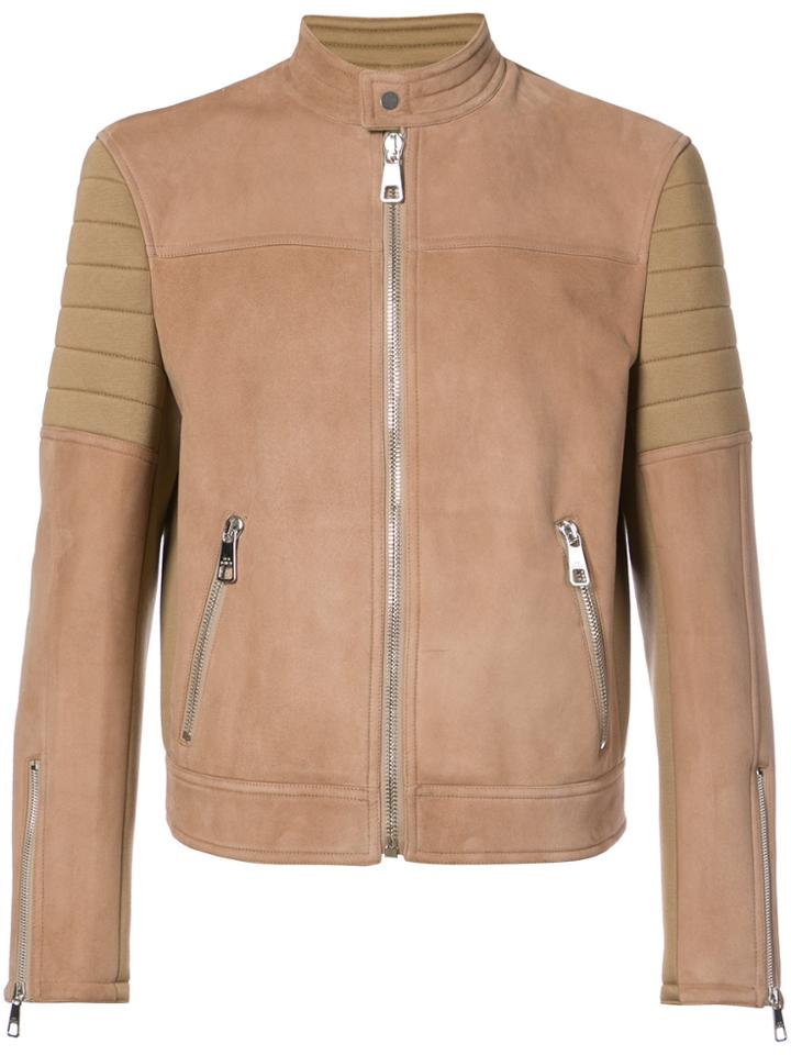 Neil Barrett Biker Jacket - Brown