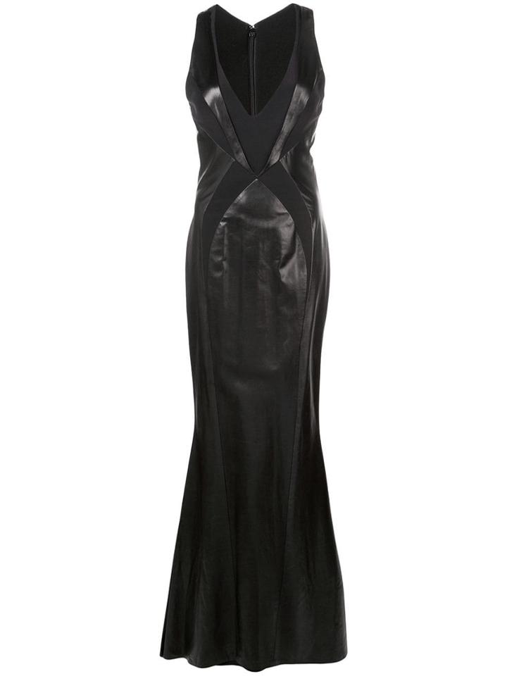 Rubin Singer Paneled Gown - Black