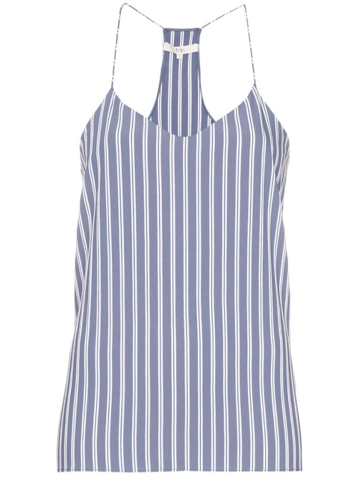Tibi Striped Cami Top - Blue
