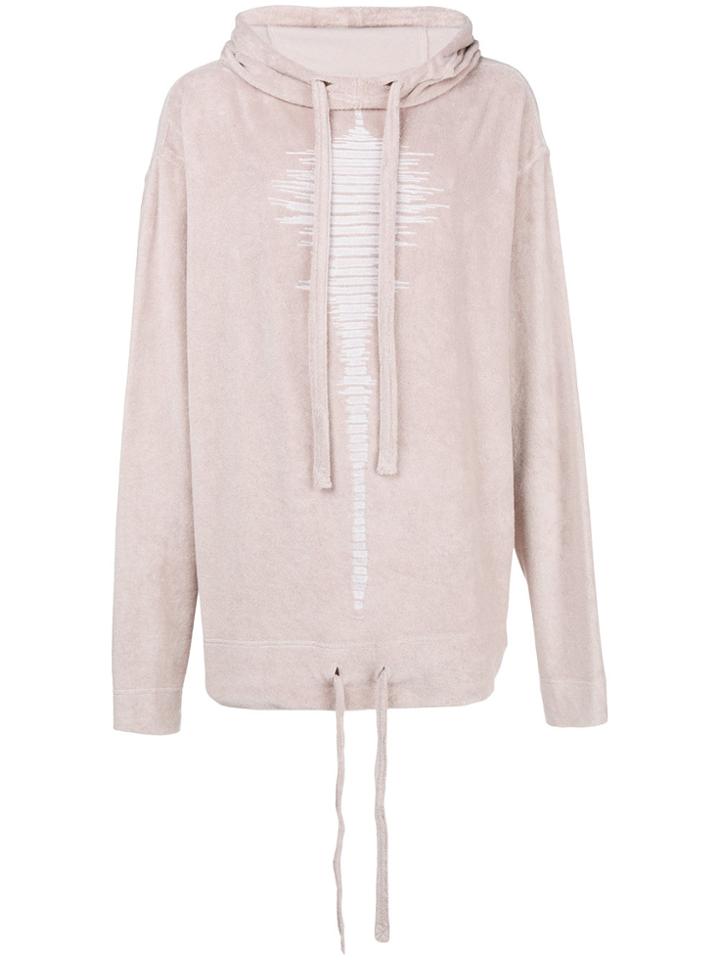 Forcerepublik Oversized Hooded Jumper - Nude & Neutrals