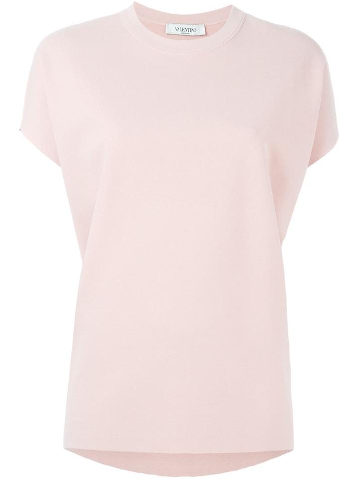 Valentino Loose Fit Top, Women's, Size: L, Pink/purple, Polyester/viscose