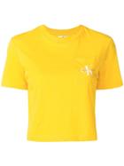 Calvin Klein Jeans Cropped T-shirt - Yellow