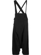 Y's Dungaree Style Trousers - Black