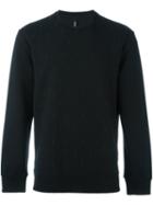 Neil Barrett Embroidered Lightning Bolt Sweatshirt, Men's, Size: Xs, Black, Viscose/spandex/elastane/lyocell/cotton