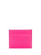 Bottega Veneta Woven Cardholder - Pink