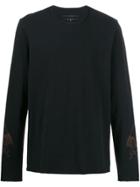Ziggy Chen Graphic Long-sleeve Top - Black