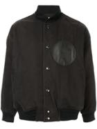 Issey Miyake Pre-owned 1980's Sports Line Logo Patch Bomber - Black