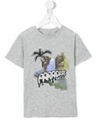 Stella Mccartney Kids Paradise Print T-shirt, Size: 8 Yrs, Grey