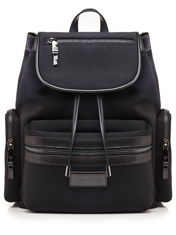 Tiba + Marl Kaspar Knapsack Bag - Black