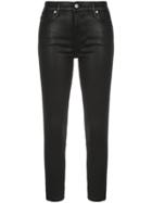 7 For All Mankind High Waist Skinny Jeans - Black