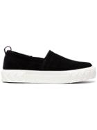 Eytys Black Viper Suede Slip-on Sneakers