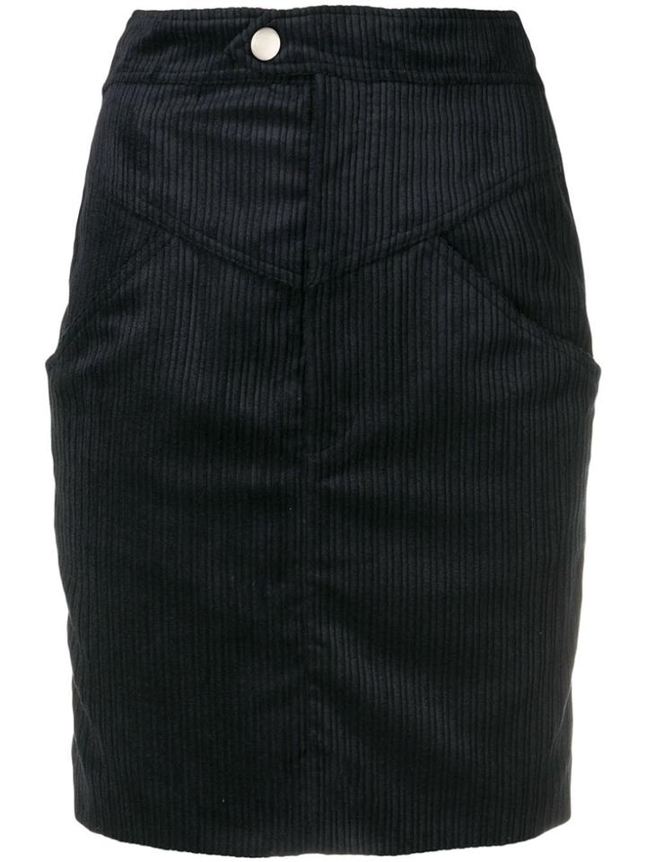 Isabel Marant Cord Skirt - Black