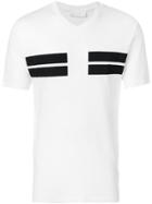 Neil Barrett Double Striped T-shirt - White