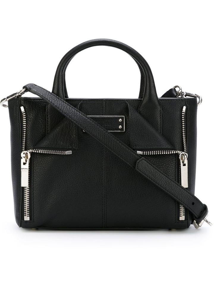 Alexander Mcqueen - 'de Manta' Tote - Women - Leather - One Size, Women's, Black, Leather