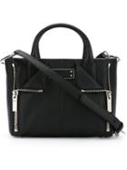 Alexander Mcqueen - 'de Manta' Tote - Women - Leather - One Size, Women's, Black, Leather