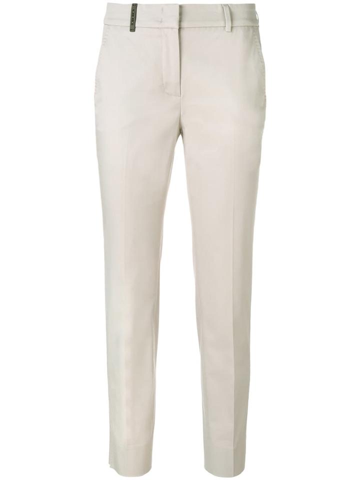 Peserico Tailored Slim-fit Trousers - Neutrals
