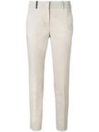 Peserico Tailored Slim-fit Trousers - Neutrals