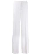 Michael Michael Kors Straight Leg High Waisted Trousers - White