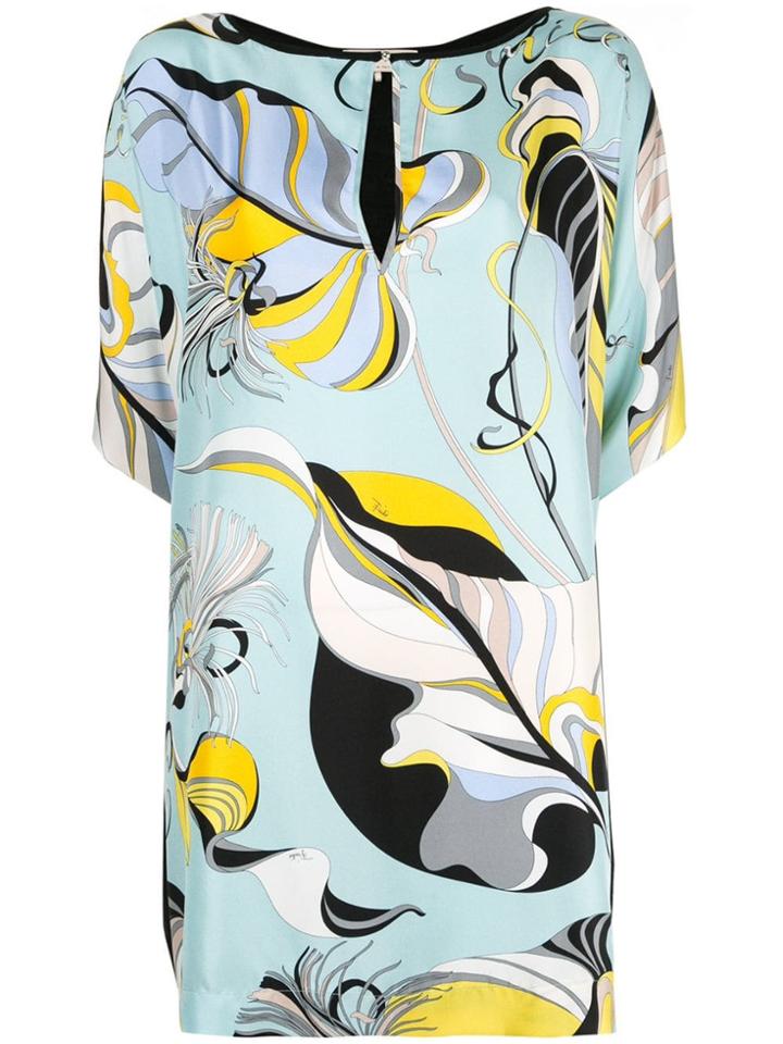 Emilio Pucci Frida Print Dress - Blue
