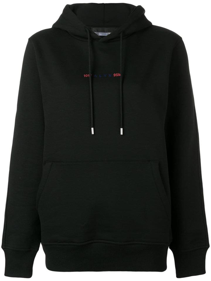 1017 Alyx 9sm Logo Print Hoodie - Black