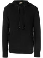 Maison Flaneur Plain Hoodie - Black