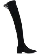 Olgana Officier High-thigh Boots - Black