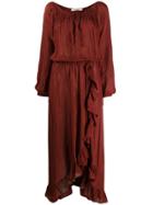 Mes Demoiselles Mercedes Maxi Dress - Red