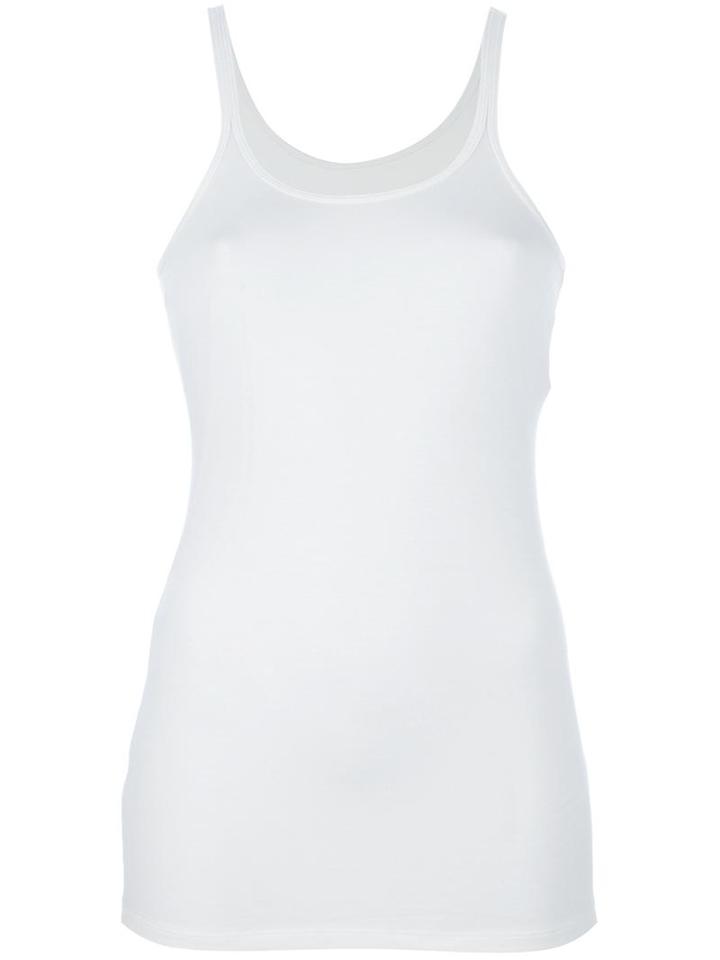 T By Alexander Wang Sleeveless Tank, Women's, Size: Medium, White, Modal/spandex/elastane