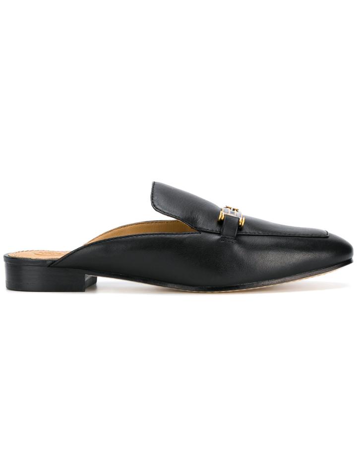 Tory Burch Amelia Backless Loafers - Black