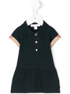 Burberry Kids - Mini Cali Polo Dress - Kids - Cotton/spandex/elastane - 24 Mth, Blue