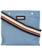 Marni - Large Canvas Tote Bag - Women - Cotton/leather - One Size, Women's, Blue, Cotton/leather