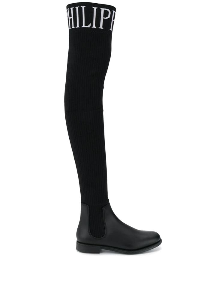 Philipp Plein Sock Boots - Black