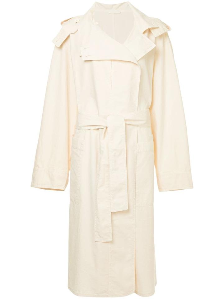 Lemaire Hooded Trench Coat - Neutrals