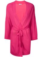 P.a.r.o.s.h. Loose Fit Cardigan - Pink & Purple