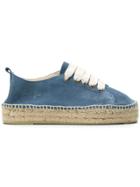Manebi Lace-up Espadrilles - Blue