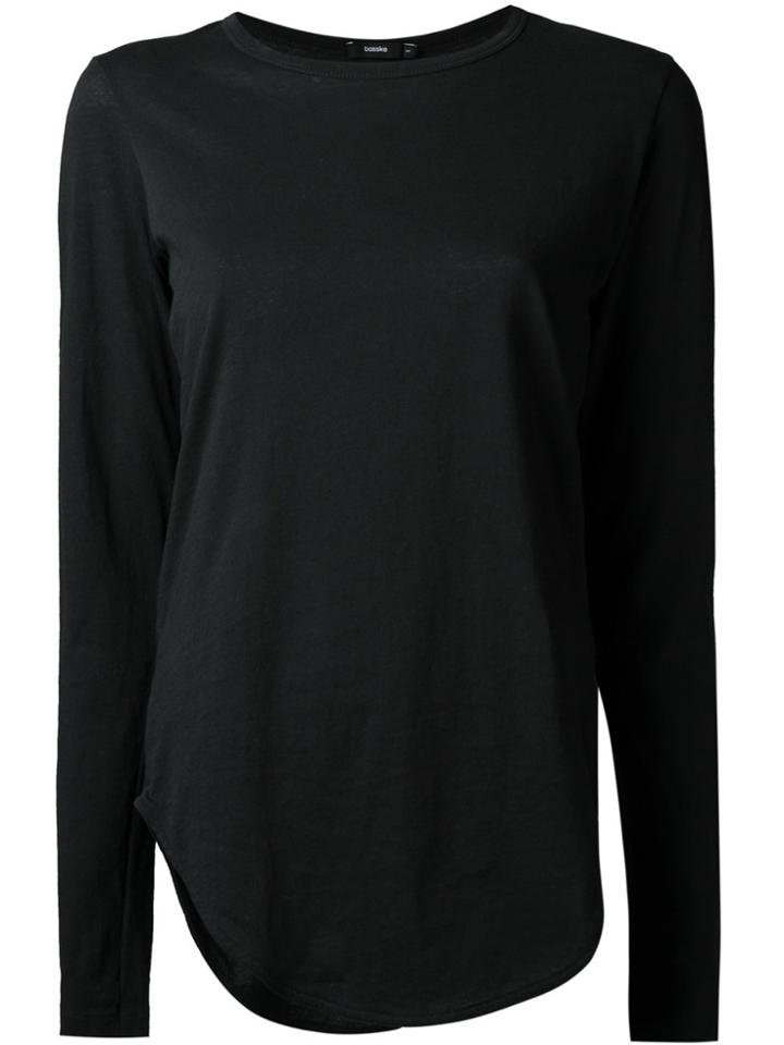Bassike Long Sleeve T-shirt - Black