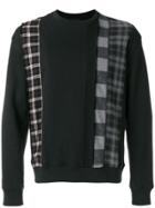 3.1 Phillip Lim Tartan-panel Sweatshirt - Black