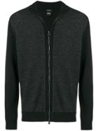 Boss Hugo Boss Regular-fit Zipped Cardigan - Black