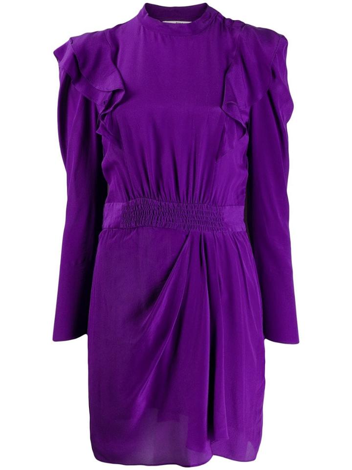 Isabel Marant Étoile Frill Trim Dress - Purple