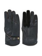Addict Clothes Japan Leather Gloves - Black