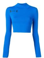 Artica Arbox Cropped Long-sleeved Tee - Blue