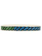 À La Garçonne Haindpainted Leather Belt - Multicolour