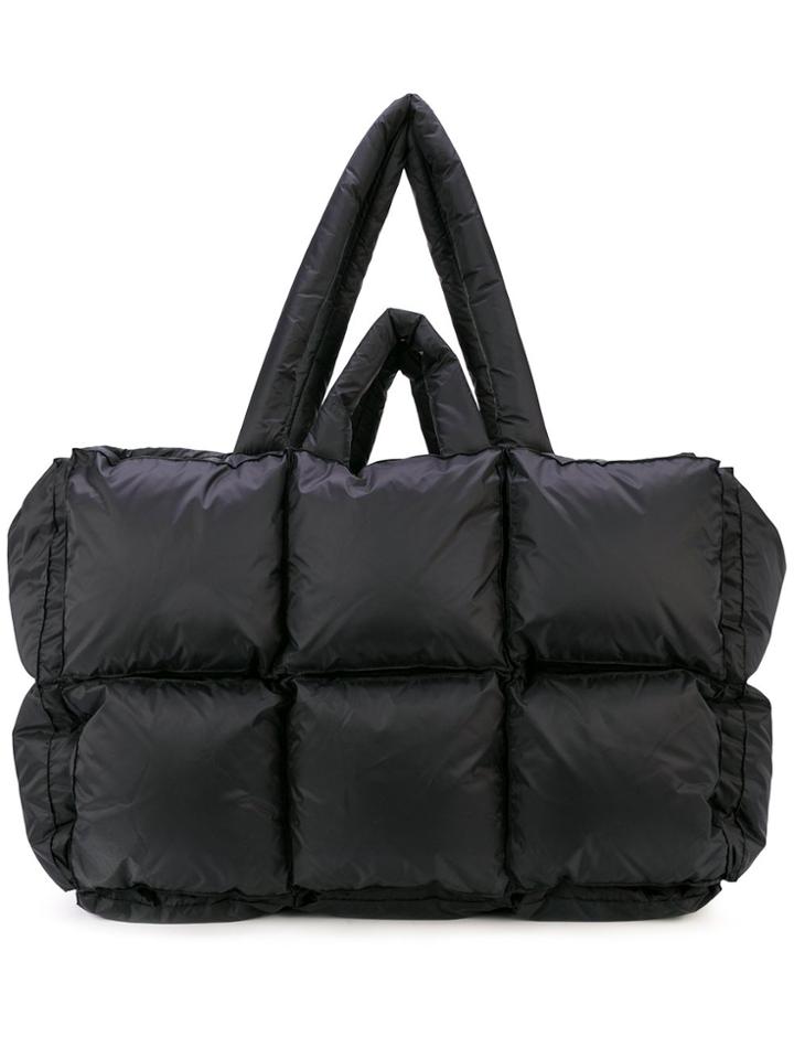 Off-white Oversized Padded Tote - Black