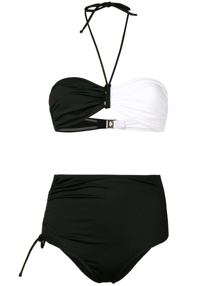 Emilio Pucci Two-tone Bikini - Black